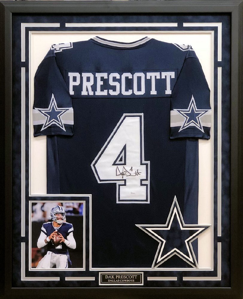 Dallas cowboys store signed jersey